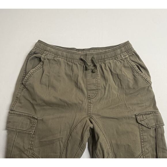 Faded Glory Pants Men Medium Cargo Jogger Streetwear Style Army Green Ankle Cuff - Picture 3 of 12